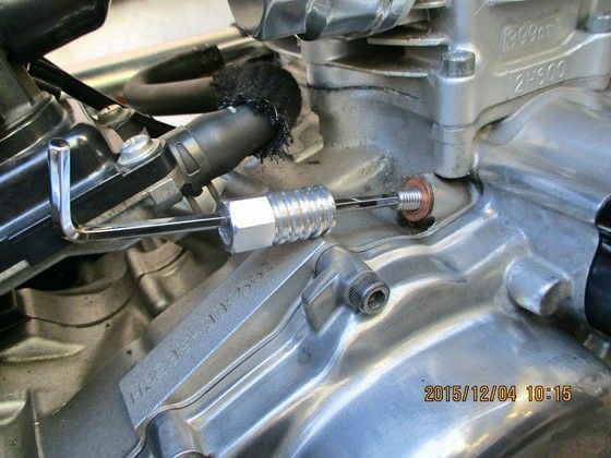 ボアエース製ツインオイルライン SR400fi : foxyの日常 SR400fi