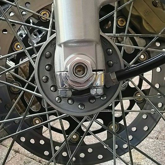 pocotan　SR400 ボアエース製 フロント中空アクスルシャフト 中空アクスルシャフト SR400fi : foxyの日常 SR400fiでトコトコ