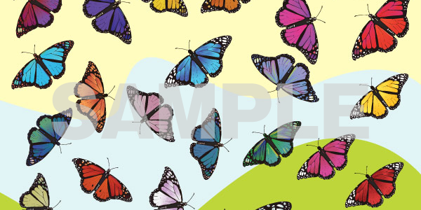 100以上 横向き 蝶々 イラスト 簡単 Josspicturedhbhy