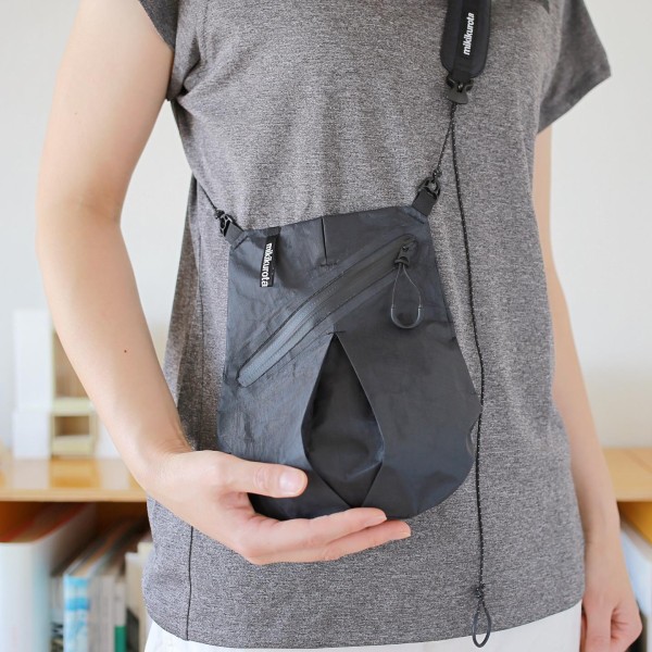 mikikurota Pocket Pack 3Dmesh strap 黒（Pocket Pack Leather Black 