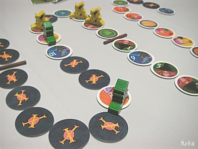 ボードゲーム　ヘキセンレンネン　和訳無し ヘキセンレンネン : ふうかのボードゲーム日記