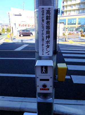 見たことありますか？ 高齢者等用押しボタン : フーちゃんの