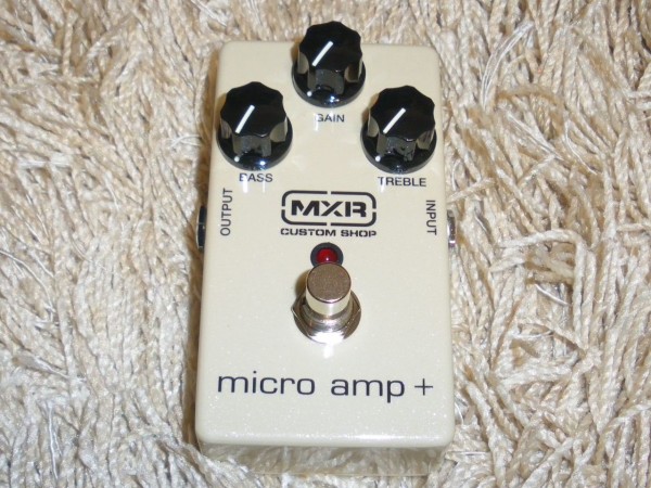 MXR micro amp +(プラス) ギターエフェクター EQもいじれる！！MXR microamp ＋ - けえすブログ