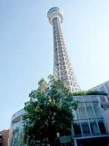 新生 銀色になった横浜マリンタワーから眺める横浜港 日々睡眠不足