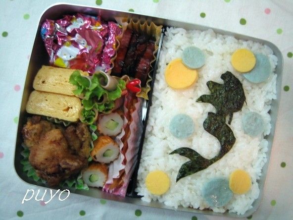 キャラ弁当6 16 シルエットアリエル とボーナス Fujimomamaのブログ