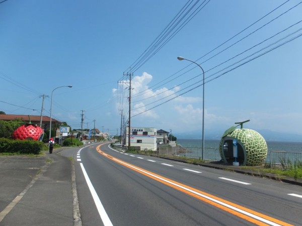 池みち様　おまとめ2点 アイスの「ガツンとみかん」CMロケ地の風景（諫早市小長井町） : 長崎