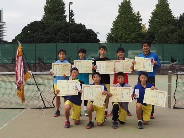 東京都中学校ソフトテニス新人大会 団体戦 男子の部】 : ソフトテニス・オンライン