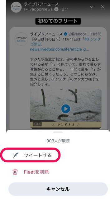 Twitter 24時間で自動的に投稿が消える新たな新機能 フリート World Music まとめチャンネル