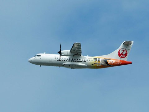 絶版希少品！ JAC ATR42-600モデルプレーン コウノトリ号 但馬空港