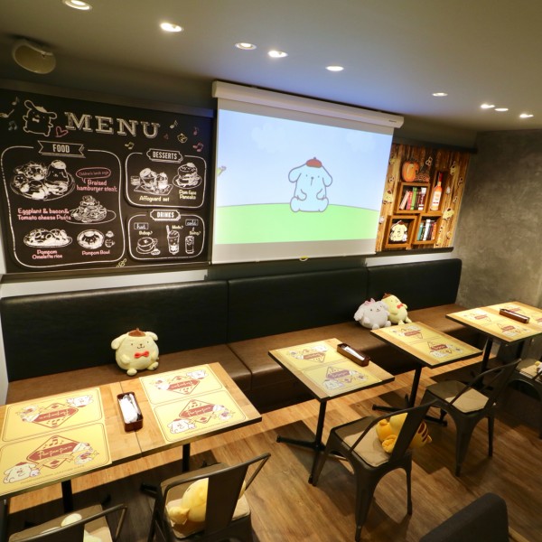 タワレコカフェ福岡天神店で、ポムポムプリンとのコラボカフェ