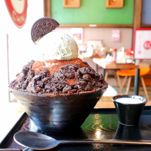 大名 ヒミツノハナゾノ が チョコミント雪物語 を新発売 最後までチョコづくしのパウダースノーのような新雪食感かき氷 フクオカーノ