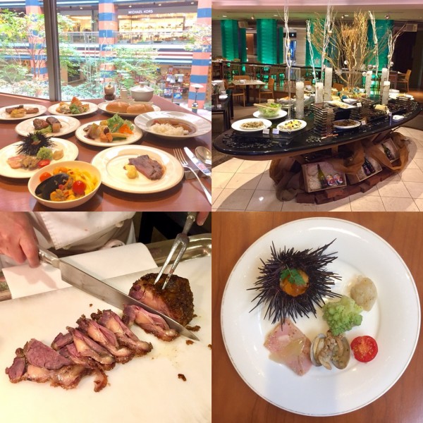 グランドハイアット福岡 アロマーズ で 周年記念プレミアムランチビュッフェ 雲丹とイクラのジュレ など フクオカーノ