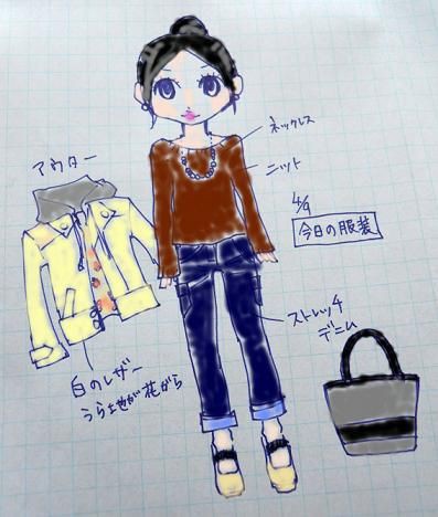今日の服装 4月9日 プチプラコーディネートでオシャレ になりたい主婦の 日記 福岡買い物情報