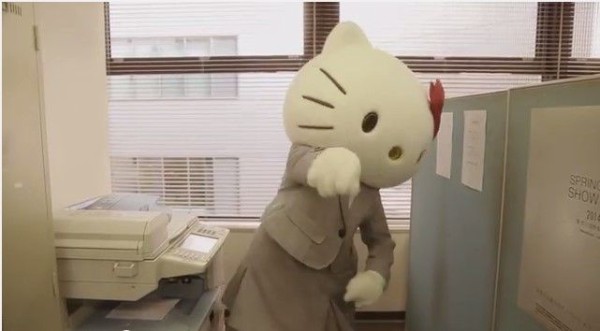 キティ先輩 新入社員の悩みを“ハローキティ先輩”が一刀両断！ フコク生命CMの