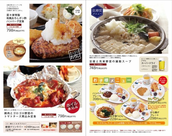栃木県 宇都宮市 菜々家 鶴田店 定食には漏れなくお惣菜のバイキングが付いてくるレストラン 大食いグルメなランチ