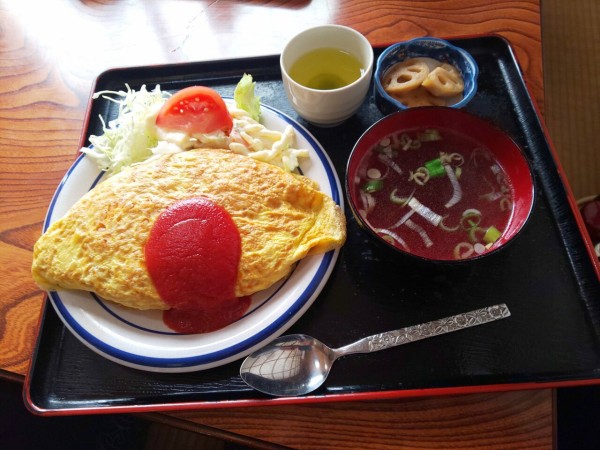 茨城県 土浦市 鈴や食堂 渋野日向子プロも去年来た ザ昭和な食堂のオムライス ２ 大食いグルメなランチ