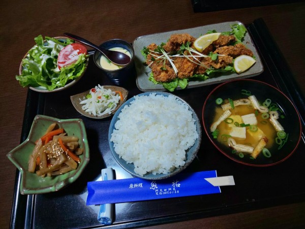 茨城県 稲敷郡阿見町 魚祐 ヘルシーな唐揚げ 色々付いてるお得なまぐろの唐揚げ定食 大食いグルメなランチ 茨城県 稲敷郡阿見町 魚祐 ヘルシーな唐揚げ 色々付いてるお得なまぐろの唐揚げ定食 大食いグルメなランチ