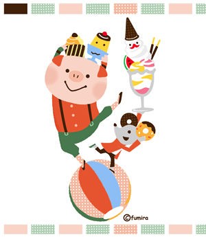 オリジナル 動物イラスト 子供と動物のイラスト屋さん