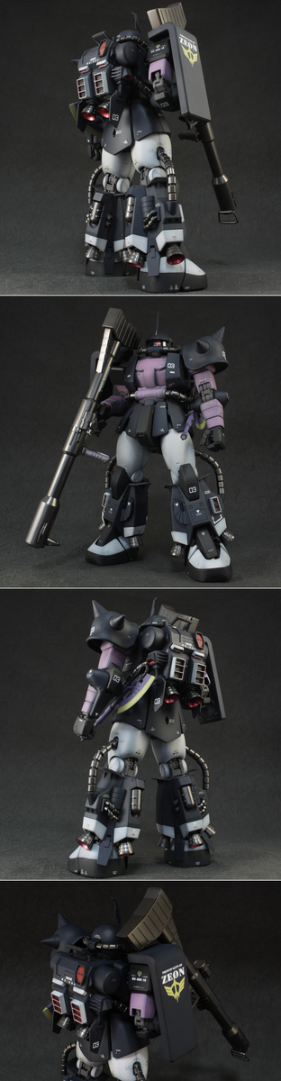 MG MS-06R 黒い三連星ザク ガイヤ機 : 今日ヤバいザクに会った