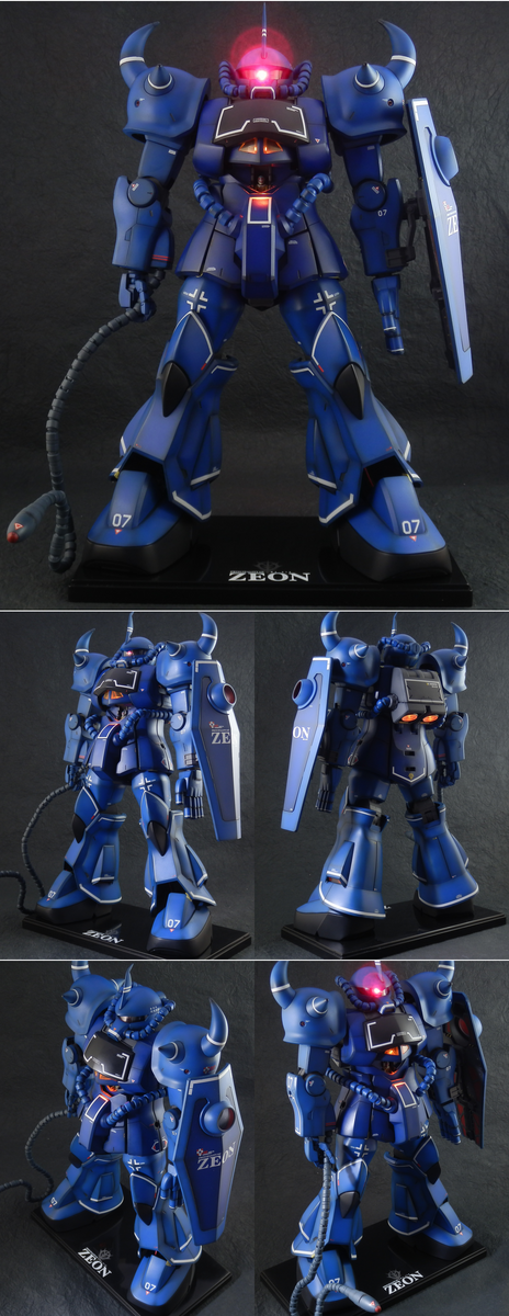 1/60 HY2M グロリアスシリーズ グフ 改修 : 今日ヤバいザクに会った