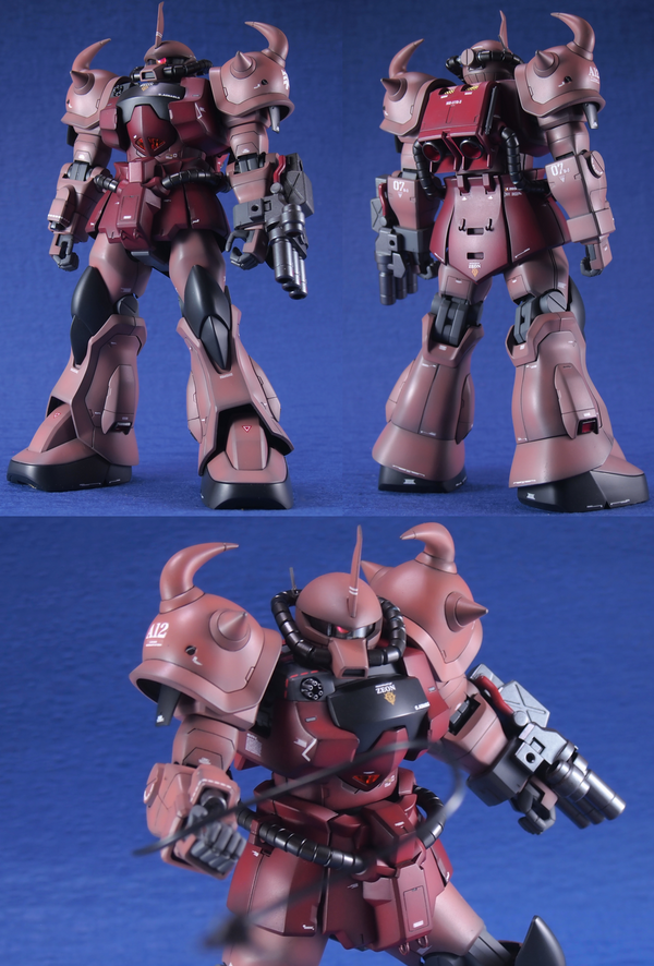 MG　グフ　グフカスタム　シャー専用ザク3体セット MG シャア専用グフカスタム 改修 : 今日ヤバいザクに会った