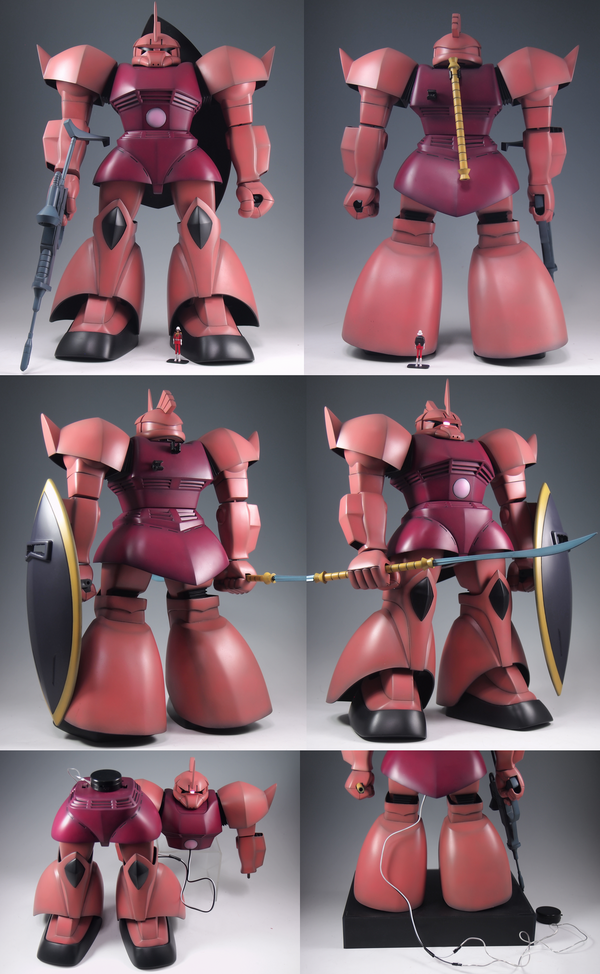 旧キット 1/60 シャア専用ゲルググ 改修 : 今日ヤバいザクに会った