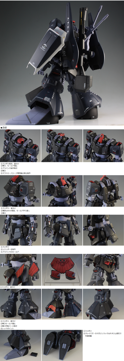 MG リック・ディアス 改修 塗装済完成品 : 今日ヤバいザクに会った