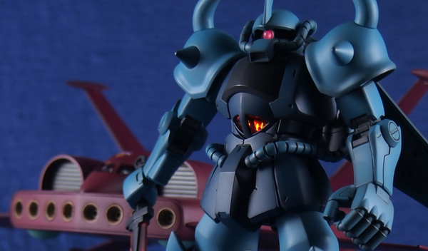 旧キットのドダイとリバイブ版グフ完成品 HGUC/旧キット】グフ&ドダイYS | 青けりゃだいたい好き