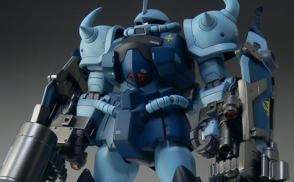 人気大割引 MG グフカスタム ダブルガトリング仕様 : 今日ヤバいザクに会った 完成品