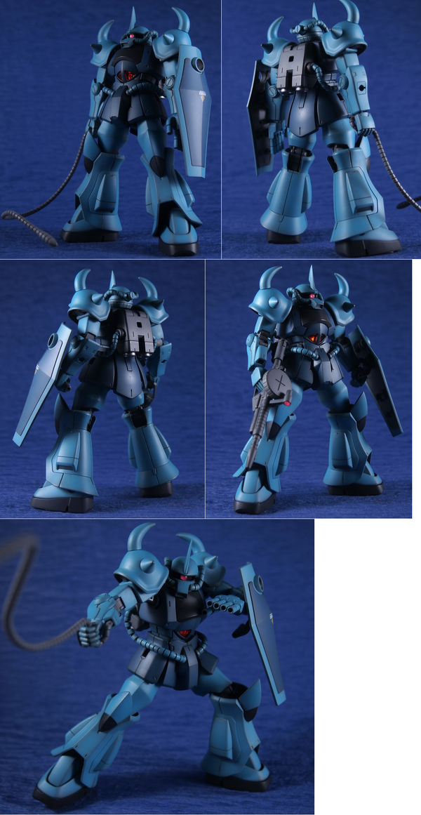 旧キットのドダイとリバイブ版グフ完成品 サニープレイス プラモデル キマグレ製作日記 【1/144 HGUC