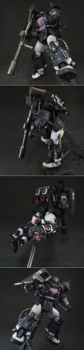 MG MS-06R 黒い三連星ザク ガイヤ機 : 今日ヤバいザクに会った