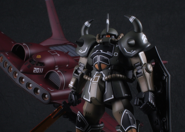 HG1/144 グフ 21stCENTURY REAL TYPE Ver.+旧キットドダイYS 改修 塗装済完成品 : 今日ヤバいザクに会った