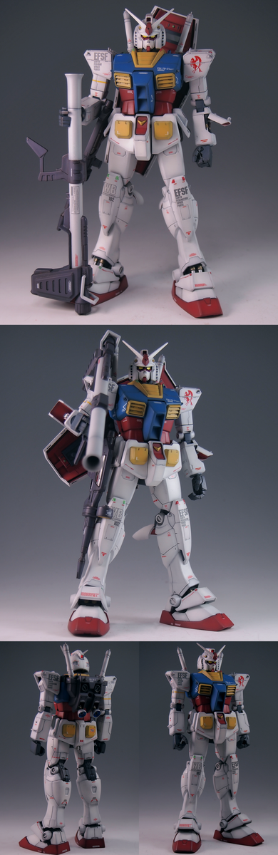 MG RX-78-2 ガンダム Ver.1.0 改修 : 今日ヤバいザクに会った