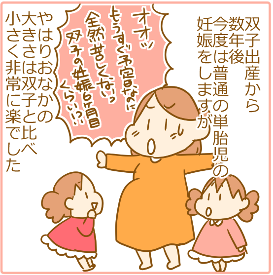 双子妊娠レポ８ 何が辛いって とにかく腹がでかいのが辛い ふたごむすめっこ すえむすめっこ Powered By ライブドアブログ