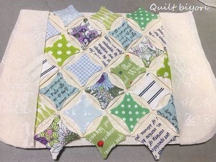 ♡なかいまさ♡２点 カテドラルウインドウポーチ ハンドメイド カテドラルウインドウのポーチ＆ホビーショーとハンドメイド