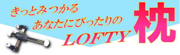 まくら選び ロフテー快眠枕 眠りプロデュース Aster Blog