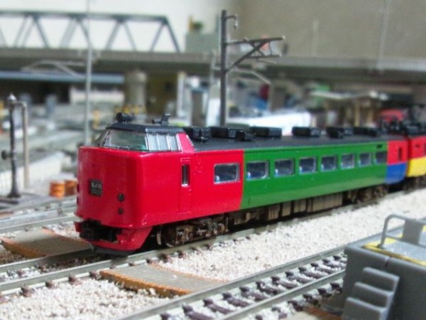 トミックス　485系　ハウステンボス　塗り替え品　ジャンク トミックス485系ハウステンボス塗り替え品ジャンク