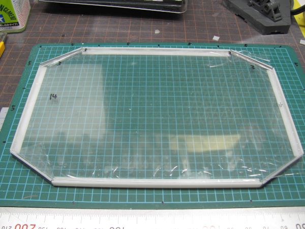 リン ミンメイの背景造り １７ 透明プラ板工作 腹ペコ山男の模型blog