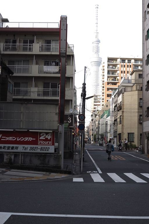 東京スカイツリーが見える街ー６ 錦糸町駅へ 花咲かすおじさん