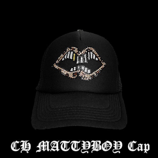 激レア クロムハーツ MATTYBOY LIPS キャップ デコ ヒョウ柄 ホット