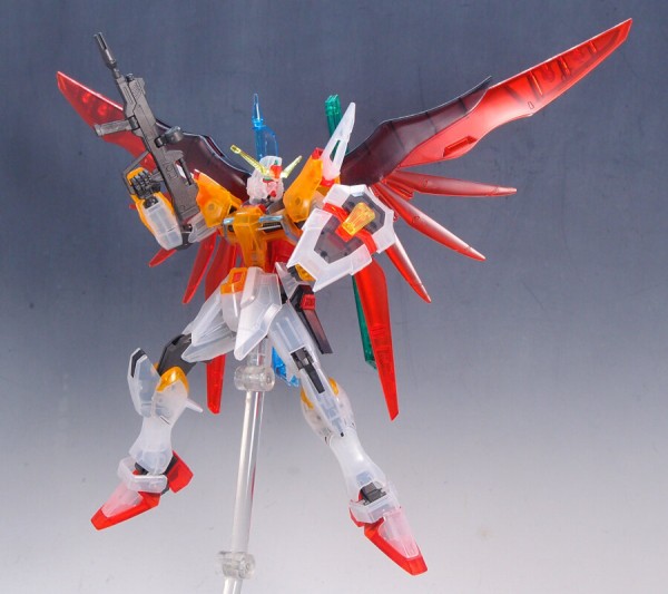 HGCEハイネ専用デスティニーガンダムクリアカラー塗装済み完成品 HGハイネ専用デスティニーガンダム クリアカラー｜kzmさんの
