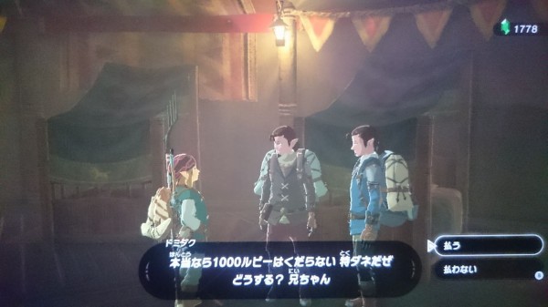 Nsw ゼルダの伝説 ブレスオブザワイルド プレイ日記 大盗賊ラムダの財宝 情報料に10ルピー支払えばお宝がザックザク ゲームは脳力 能力をアップさせる至高のエンターテインメント ゲームをすると馬鹿になるなんて言わせない