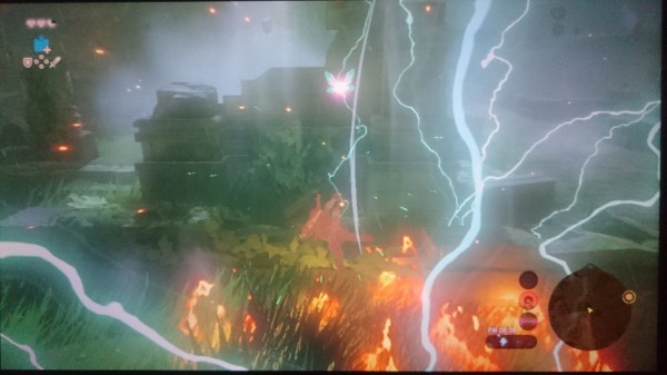 Nsw ゼルダの伝説 ブレスオブザワイルド プレイ日記 天気が雷雨のときに金属製の武器などを装備していると落雷に遭う ゲームは脳力 能力をアップさせる至高のエンターテインメント ゲームをすると馬鹿になるなんて言わせない