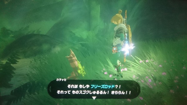 Nsw ゼルダの伝説 ブレスオブザワイルド プレイ日記 こおりの杖 しれん 氷系のウィズローブを倒して得た武器を見せる ゲームは脳力 能力をアップさせる至高のエンターテインメント ゲームをすると馬鹿になるなんて言わせない