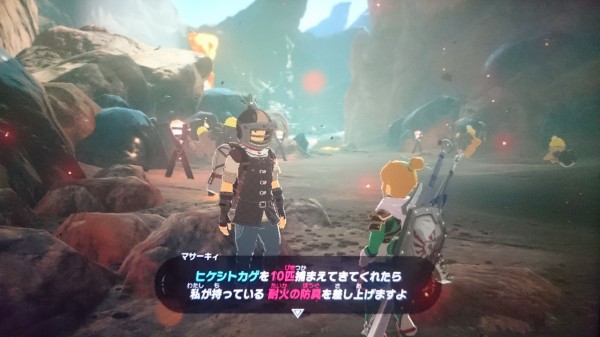 Nsw ゼルダの伝説 ブレスオブザワイルド プレイ日記 ヒケシトカゲを捕まえて 耐火の防具はここで入手できる ゲームは脳力 能力をアップさせる至高のエンターテインメント ゲームをすると馬鹿になるなんて言わせない