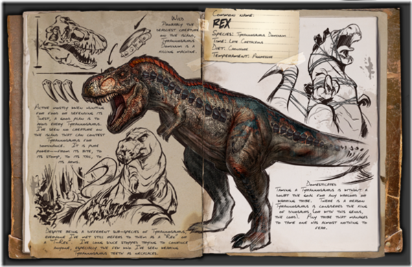 Ark 最強の肉食恐竜 ティラノサウルス げぇむはしりがき