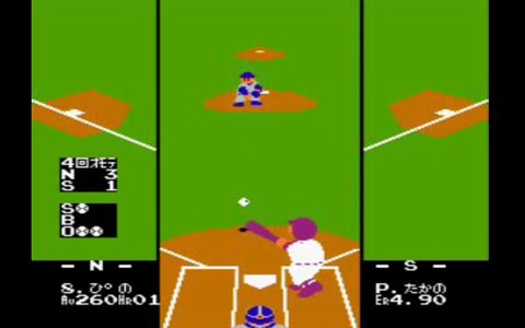 初代ファミスタ プロ野球ファミリースタジアム で２連続ランニングホームラン Gamepoint