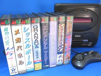 メガドライブ2+ゲームソフト8本 : ゲーム購入記