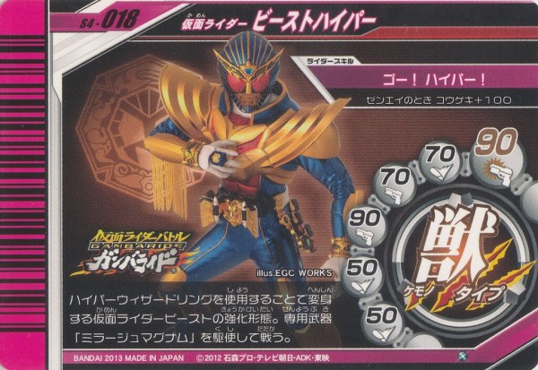 シャバドゥビ4弾カードリスト : ガンガンセメロｰガンバライドアーカイブ