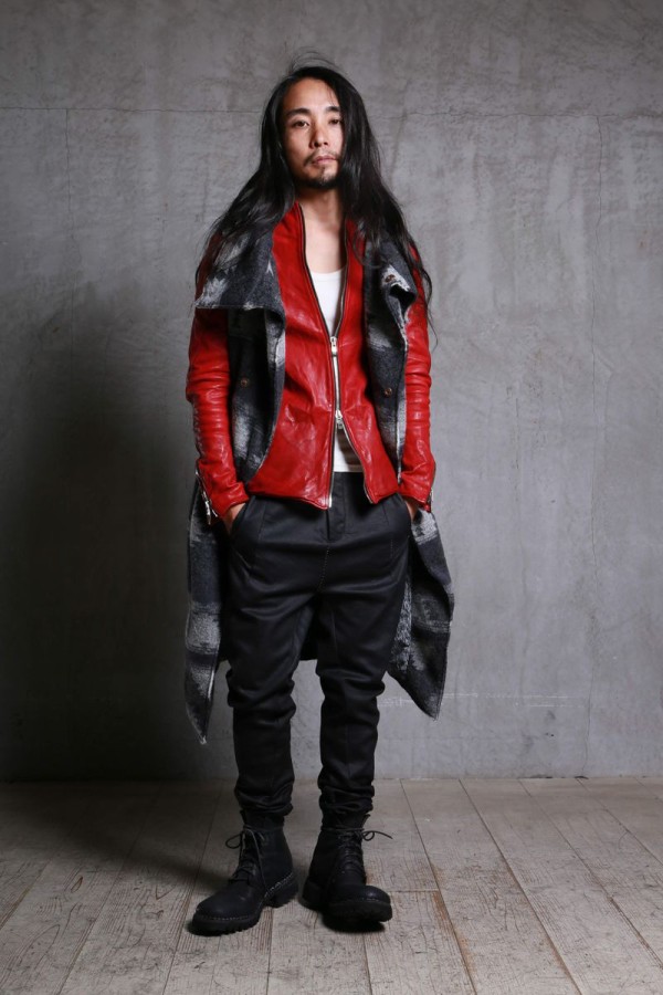incarnation インカーネーション カーフレザーシャツ レッド(51N) EDEN-incarnation-incarnation / インカネーション / 15-3507